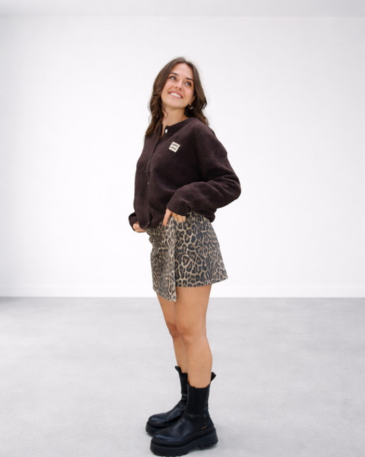 Falda pantalón leopardo